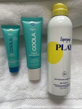 BRAND NEW SUPERGOOP AND COOLA SUNDCREENS!
